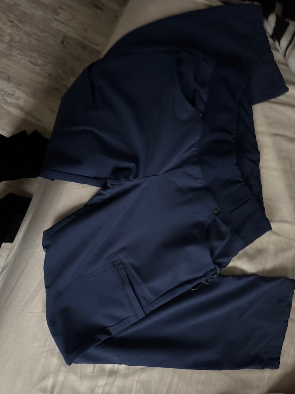 Straight leg scrub pants